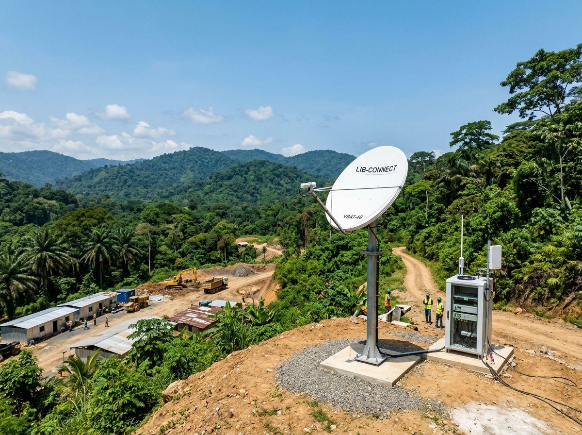VSAT Network Deployment for LIB Resources Mining Co.